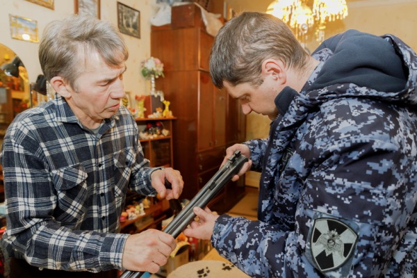 В Архангельской области количество проверок условий хранения оружия гражданами возросло в шесть раз